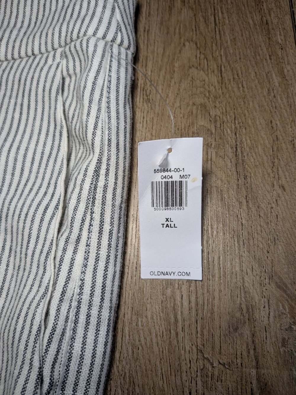 NWT Old Navy Womens High-Waisted Linen-Blend Pleated Front Pants Size XL Tall - Picture 4 of 11
